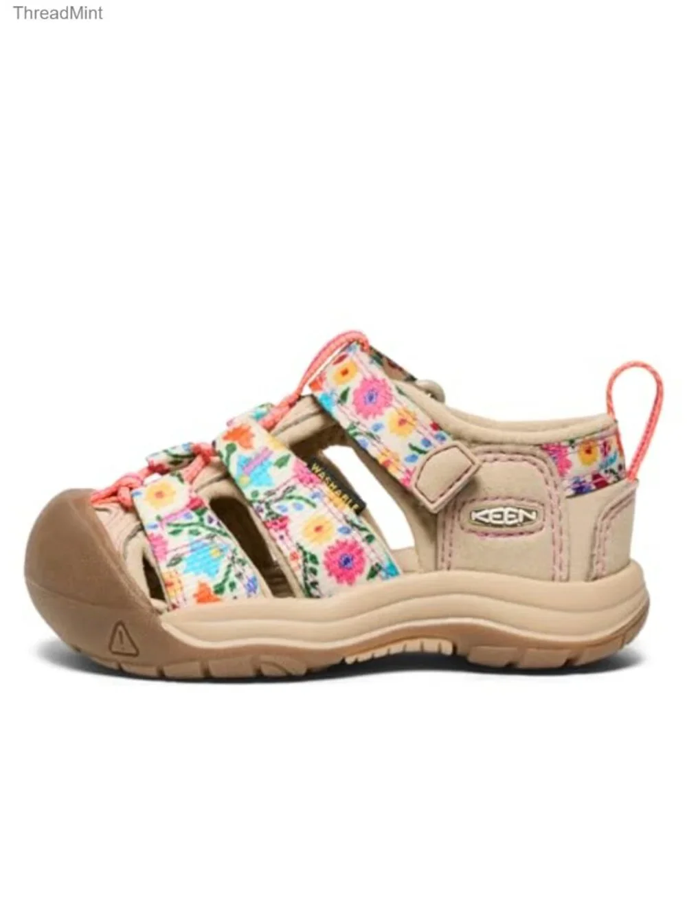 Kids Closed Toe Water Sandals Athletic Outdoor Hook Loop Strap